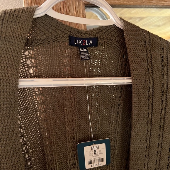 Dark green cardigan- size M - Picture 4 of 4